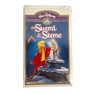 Walt Disney The Sword In The Stone VHS 1995 Masterpiece Collection Animated